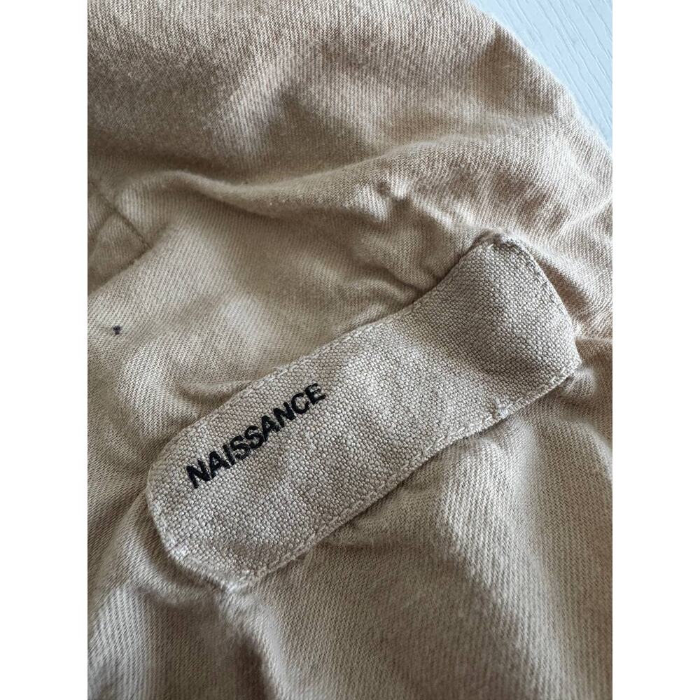 Naissance Wide Cropped Boxy Pants Beige - Picture 5 of 7